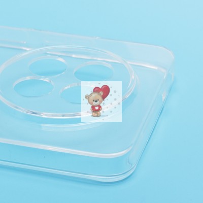 Чехол-накладка для Realme 12 5G (прозрачный) Activ ASC-101 Puffy 0.9мм