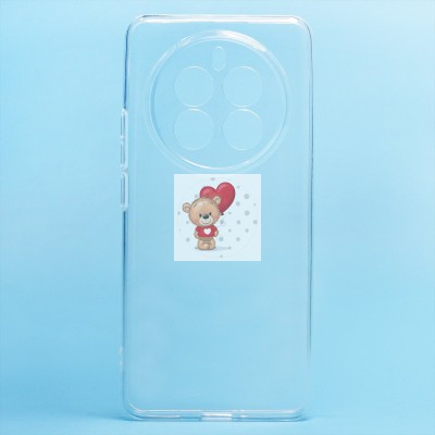 Чехол-накладка для Realme 12 Pro + (прозрачный) Activ ASC-101 Puffy 0.9мм