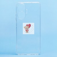 Чехол-накладка для Realme C55 (прозрачный) Activ ASC-101 Puffy 0.9мм