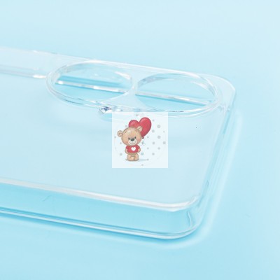 Чехол-накладка для Realme C55 (прозрачный) Activ ASC-101 Puffy 0.9мм