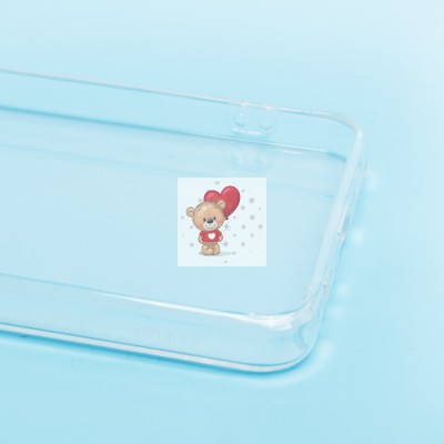 Чехол-накладка для Realme C55 (прозрачный) Activ ASC-101 Puffy 0.9мм