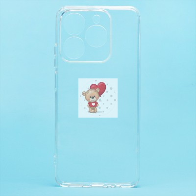 Чехол-накладка для Realme C61 4G Global (прозрачный) Activ ASC-101 Puffy 0.9мм Чехол-накладка для Realme C61 4G Global (прозрачный) Activ ASC-101 Puffy 0.9мм