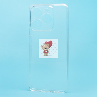 Чехол-накладка для Realme C61 4G Global (прозрачный) Activ ASC-101 Puffy 0.9мм