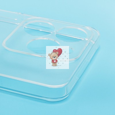 Чехол-накладка для Realme C61 4G Global (прозрачный) Activ ASC-101 Puffy 0.9мм