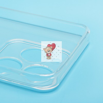 Чехол-накладка для Realme C61 4G Global (прозрачный) Activ ASC-101 Puffy 0.9мм