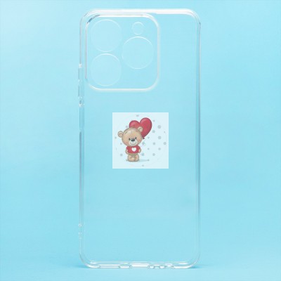 Чехол-накладка для Realme C63 4G (прозрачный) Activ ASC-101 Puffy 0.9мм Чехол-накладка для Realme C63 4G (прозрачный) Activ ASC-101 Puffy 0.9мм