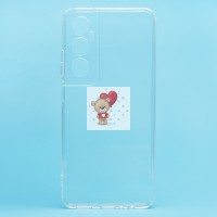 Чехол-накладка для Realme C65 (прозрачный) Activ ASC-101 Puffy 0.9мм