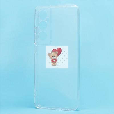 Чехол-накладка для Realme C65 (прозрачный) Activ ASC-101 Puffy 0.9мм