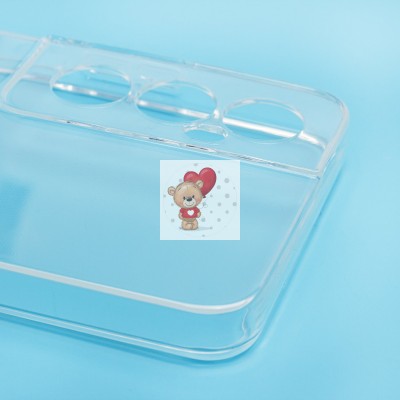 Чехол-накладка для Realme C65 (прозрачный) Activ ASC-101 Puffy 0.9мм