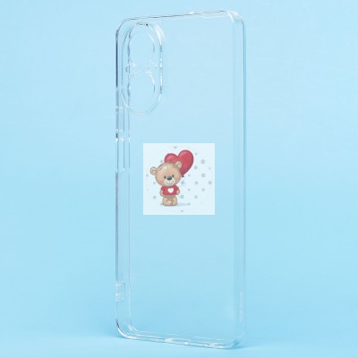 Чехол-накладка для Realme C67 4G (прозрачный) Activ ASC-101 Puffy 0.9мм