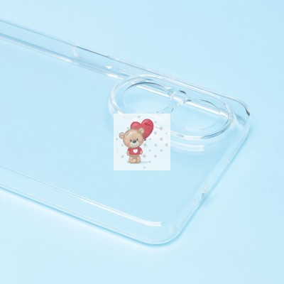 Чехол-накладка для Realme C67 4G (прозрачный) Activ ASC-101 Puffy 0.9мм