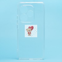 Чехол-накладка для Realme GT 6T (прозрачный) Activ ASC-101 Puffy 0.9мм