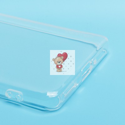 Чехол-накладка для Realme GT 6T (прозрачный) Activ ASC-101 Puffy 0.9мм