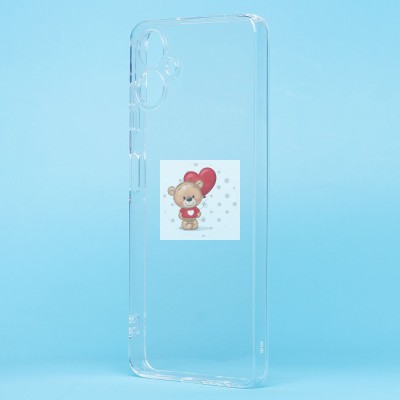 Чехол-накладка для Samsung Galaxy A06 (прозрачный) Activ ASC-101 Puffy 0.9мм Чехол-накладка для Samsung Galaxy A06 (прозрачный) Activ ASC-101 Puffy 0.9мм