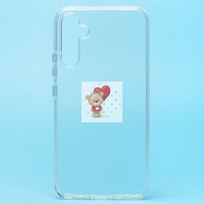 Чехол-накладка для Samsung Galaxy A34 (прозрачный) Activ ASC-101 Puffy 0.9мм