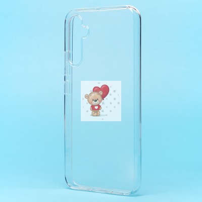 Чехол-накладка для Samsung Galaxy A34 (прозрачный) Activ ASC-101 Puffy 0.9мм