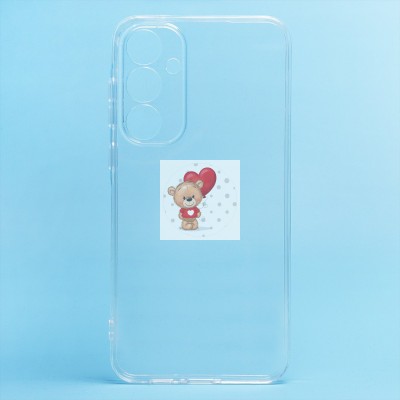 Чехол-накладка для Samsung Galaxy A55 (прозрачный) Activ ASC-101 Puffy 0.9мм Чехол-накладка для Samsung Galaxy A55 (прозрачный) Activ ASC-101 Puffy 0.9мм