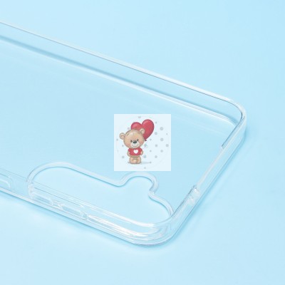 Чехол-накладка для Samsung Galaxy S24+ (прозрачный) Activ ASC-101 Puffy 0.9мм