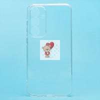 Чехол-накладка для Samsung Galaxy S24FE (прозрачный) Activ ASC-101 Puffy 0.9мм