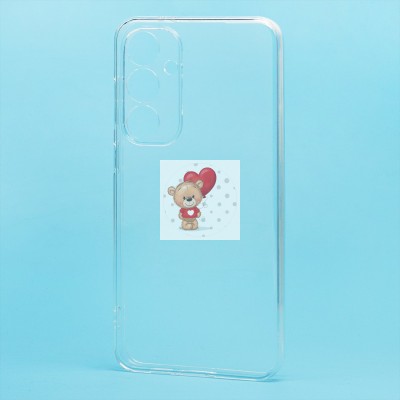 Чехол-накладка для Samsung Galaxy S24FE (прозрачный) Activ ASC-101 Puffy 0.9мм