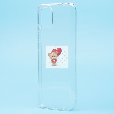 Чехол-накладка для Samsung A035 Galaxy A03 (прозрачный) Activ ASC-101 Puffy 0.9мм