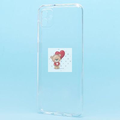 Чехол-накладка для Samsung A045 Galaxy A04 (прозрачный) Activ ASC-101 Puffy 0.9мм