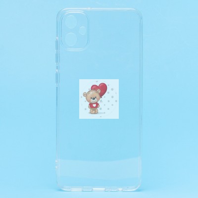 Чехол-накладка для Samsung A055 Galaxy A05 (прозрачный) Activ ASC-101 Puffy 0.9мм