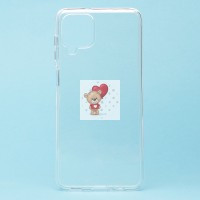 Чехол-накладка для Samsung A125 Galaxy A12 (прозрачный) Activ ASC-101 Puffy 0.9мм