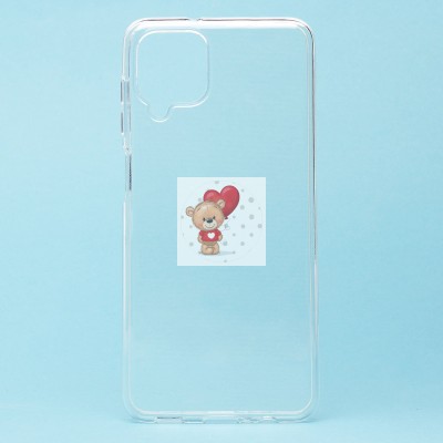 Чехол-накладка для Samsung A125 Galaxy A12 (прозрачный) Activ ASC-101 Puffy 0.9мм