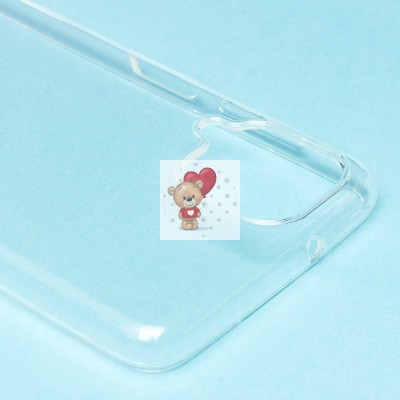 Чехол-накладка для Samsung A125 Galaxy A12 (прозрачный) Activ ASC-101 Puffy 0.9мм