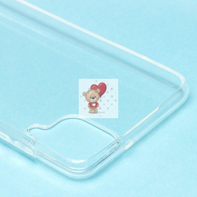 Чехол-накладка для Samsung A125 Galaxy A12 (прозрачный) Activ ASC-101 Puffy 0.9мм