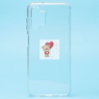 Чехол-накладка для Samsung A135 Galaxy A13 4G (прозрачный) Activ ASC-101 Puffy 0.9мм