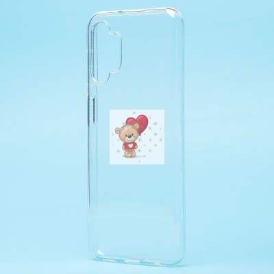 Чехол-накладка для Samsung A135 Galaxy A13 4G (прозрачный) Activ ASC-101 Puffy 0.9мм