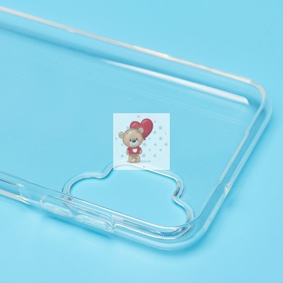 Чехол-накладка для Samsung A135 Galaxy A13 4G (прозрачный) Activ ASC-101 Puffy 0.9мм