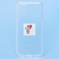 Чехол-накладка для Samsung A515 Galaxy A51 4G (прозрачный) Activ ASC-101 Puffy 0.9мм