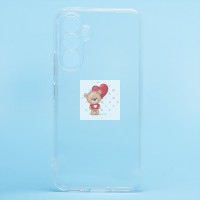 Чехол-накладка для Samsung A546 Galaxy A54 (прозрачный) Activ ASC-101 Puffy 0.9мм