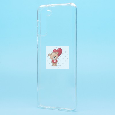 Чехол-накладка для Samsung G996 Galaxy S21+ (прозрачный) Activ ASC-101 Puffy 0.9мм