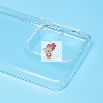 Чехол-накладка для Tecno Spark 10 4G (прозрачный) Activ ASC-101 Puffy 0.9мм