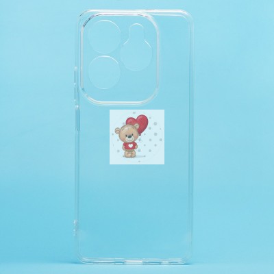 Чехол-накладка для Tecno Spark 20 Pro 5G (прозрачный) Activ ASC-101 Puffy 0.9мм