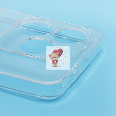 Чехол-накладка для Tecno Spark 20C  (прозрачный) Activ ASC-101 Puffy 0.9мм