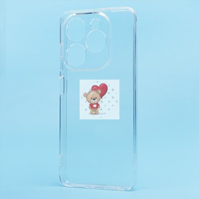 Чехол-накладка для Tecno Spark GO 2024 (прозрачный) Activ ASC-101 Puffy 0.9мм