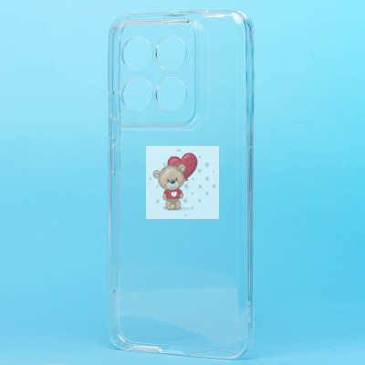 Чехол-накладка для Xiaomi 14 Pro (прозрачный) Activ ASC-101 Puffy 0.9мм