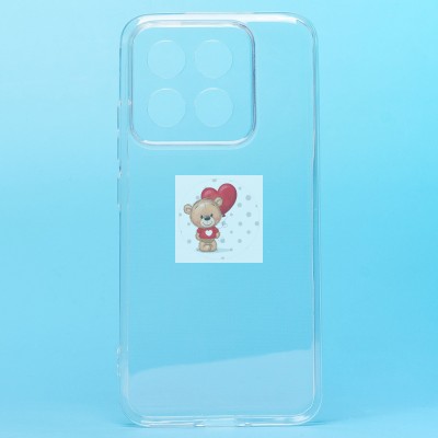 Чехол-накладка для Xiaomi 14 (прозрачный) Activ ASC-101 Puffy 0.9мм Чехол-накладка для Xiaomi 14 (прозрачный) Activ ASC-101 Puffy 0.9мм