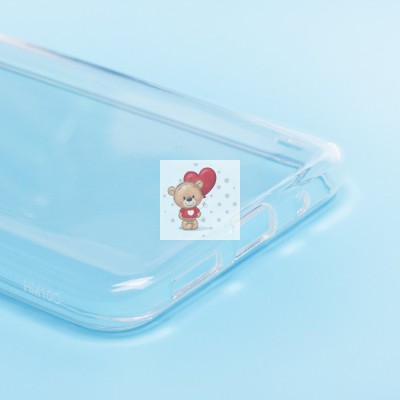 Чехол-накладка для Xiaomi Poco C40 (прозрарчный) Activ ASC-101 Puffy 0.9мм