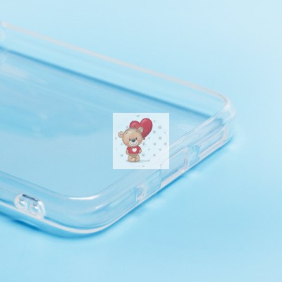 Чехол-накладка для Xiaomi Poco C40 (прозрарчный) Activ ASC-101 Puffy 0.9мм