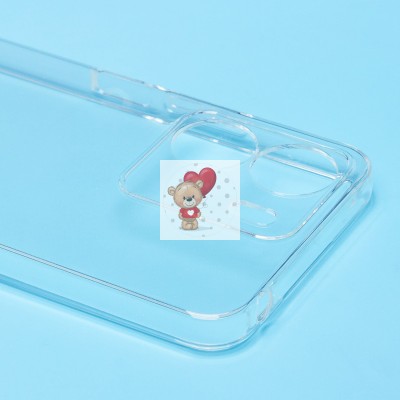 Чехол-накладка для Xiaomi Poco C65 (прозрачный) Activ ASC-101 Puffy 0.9мм