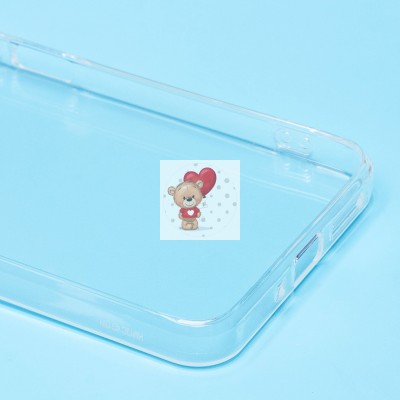 Чехол-накладка для Xiaomi Poco C65 (прозрачный) Activ ASC-101 Puffy 0.9мм