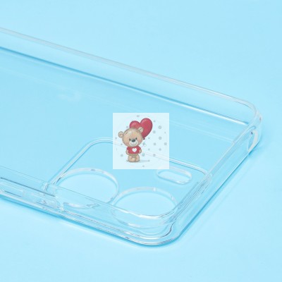 Чехол-накладка для Xiaomi Poco C65 (прозрачный) Activ ASC-101 Puffy 0.9мм