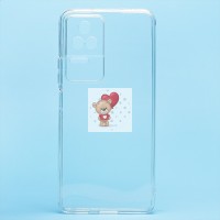 Чехол-накладка для Xiaomi Poco F4 (прозрачный) Activ ASC-101 Puffy 0.9мм