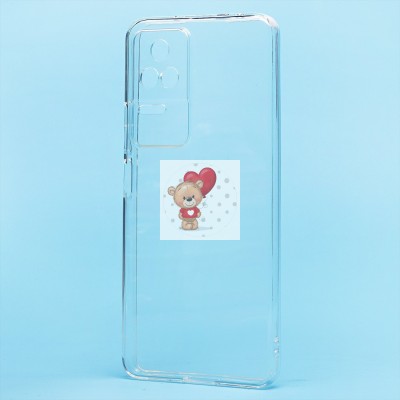 Чехол-накладка для Xiaomi Poco F4 (прозрачный) Activ ASC-101 Puffy 0.9мм